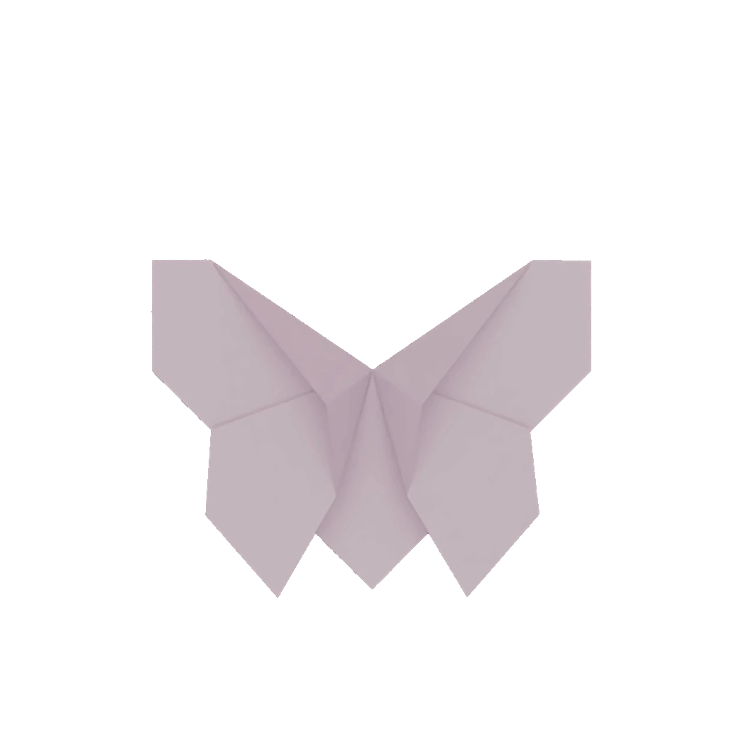 Butterfly origami (still)